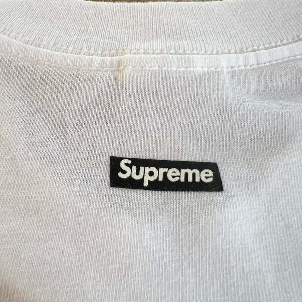 RARE Limited Supreme x Gucci Mane Photo
Tee Shirt White Size Small - Picture 7 of 10
